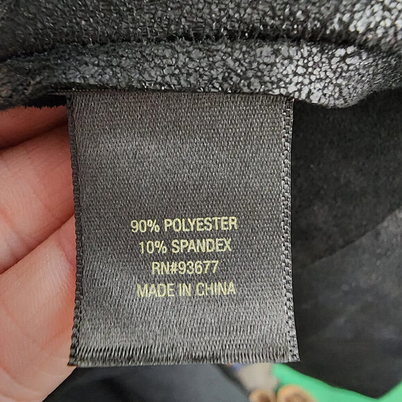 Worthington Black Faux Suede Cardigan Jacket Size L - Picture 7 of 8